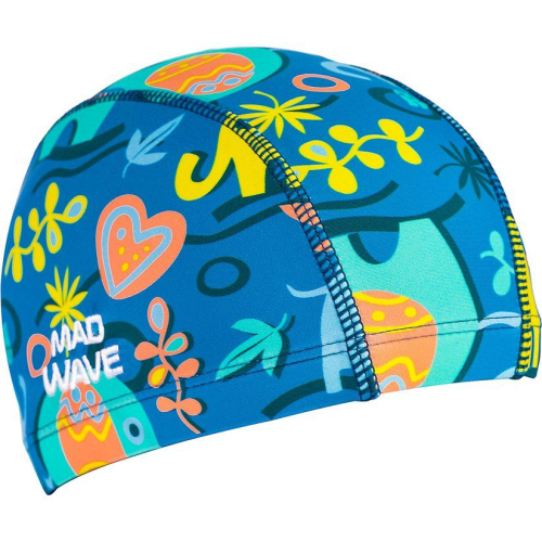 Шапочка юниорская текстильная Mad Wave Elephant