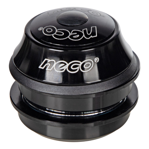 Рулевая колонка Neco H125M, ZS44, 1 1/8", алюм.чашки, пром.подшипники, черный