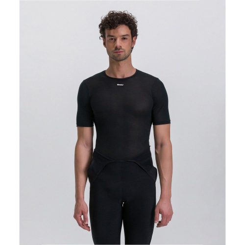 Термомайка с коротким рукавом Santini Dry SS Baselayer, черный