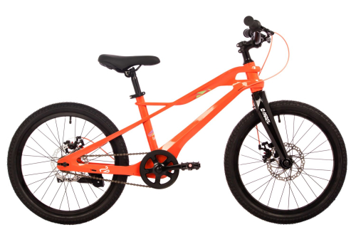 Велосипед Novatrack Lynx 20" (2024), рама 9.5" (110-130 см), оранжевый