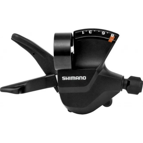 Шифтер Shimano Altus SL-M315-8R Rapidfire Plus, 8 скоростей, правый, с тросиком, 2-8048, черный