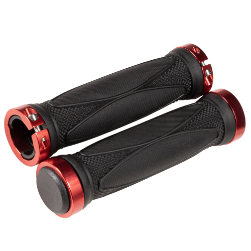 Грипсы STG, 130 мм, черный/синий