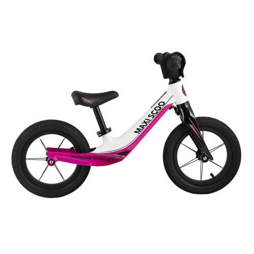 Беговел Maxiscoo Comet Делюкс Плюс 12" (2022) (92-98 см), розовый