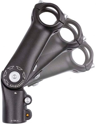 Вынос велосипедный M-Wave, внешний, регулируемый, 90 мм, руль 31.8 мм, алюминий, черный, 5-400319