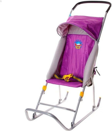 Санки-коляска "Умка 1+", У1+, розовый