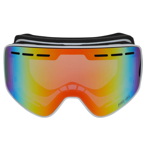 Маска горнолыжная White Owl FA-066, белый-черный