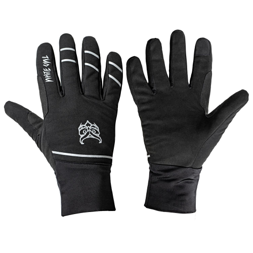 Перчатки зимние White Owl 12-36603, флисовые, утепленные, черный