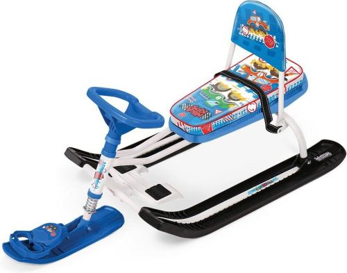 Снегокат Ника "Тимка спорт 4-1" с машинками (арт. ТС4-1/БГ)