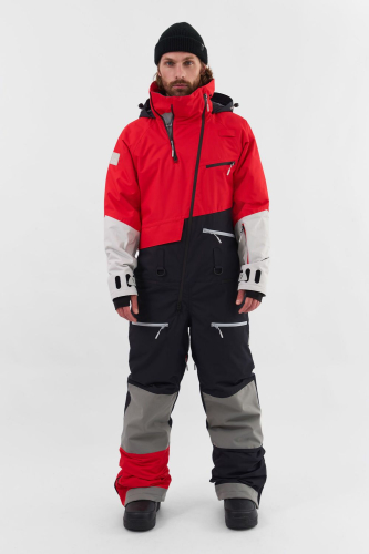 Комбинезон мужской CoolZone ROME, черный-красный