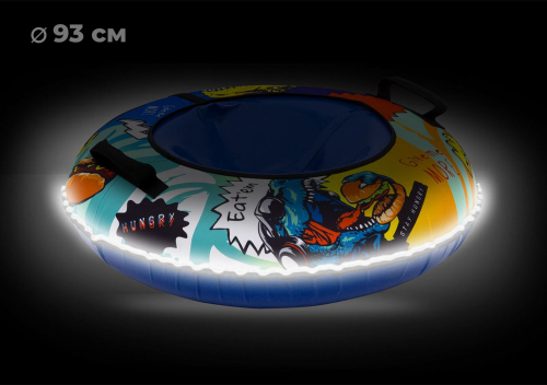 Тюбинг 93см ОКСФОРД BURGER LED, синий