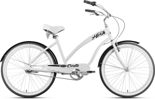 Велосипед Horh Costa 26 (2024), рама 18" (165-175 см), белый