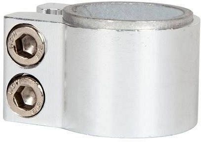 Зажим STG Х105156, 31.8мм для рулей самокатов диаметром 28,6-31,8 мм, с болтами и проставкой, серебристый