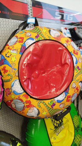 Тюбинг 65см ОКСФОРД GNOME, красный