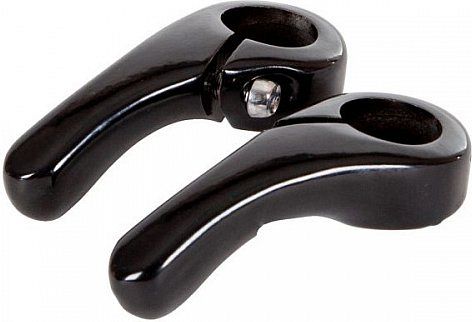 Рога на руль STG GR6250, алюминий, черный, черный