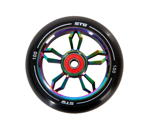 Колесо для трюкового самоката 100 мм с алюминиевым ободом, ABEC-11