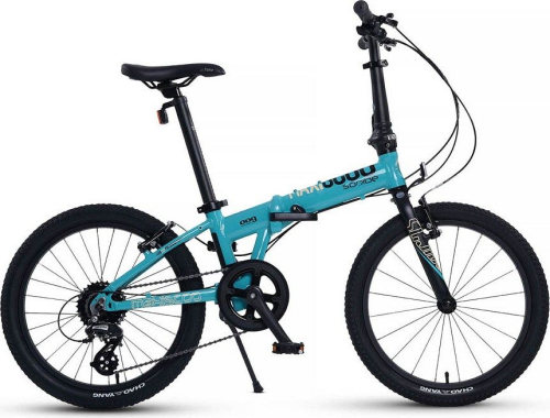 Велосипед детский складной Maxiscoo S009 Pro 20, синий