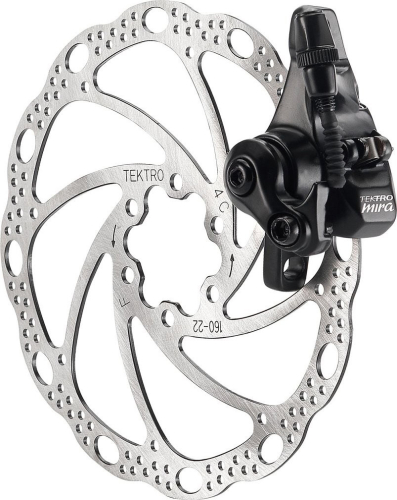 Набор тормозной Tektro MD-C400 Mira механический дисковый передний (ротор 160мм + суппорт + колодки), 00-180855