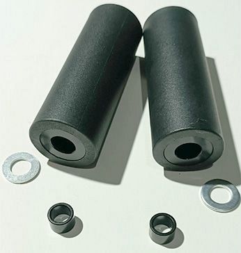 Пеги алюминиевые под ось M14, 2 шт., черные PEG-AL-14