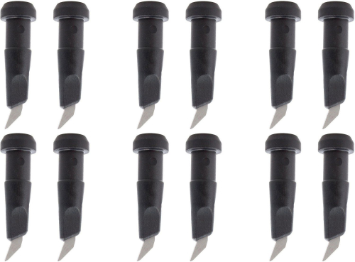 Наконечники для лыжероллеров KV+ Tip vid Extra for rollski, 10 mm, 6 пар, черный