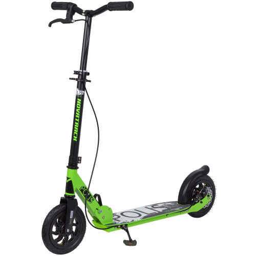 Самокат Novatrack Polis 200 Disc (2018), зеленый
