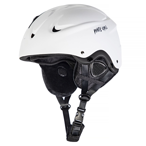 Шлем зимний White Owl MS-86, для катания на сноуборде/горных лыжах, белый