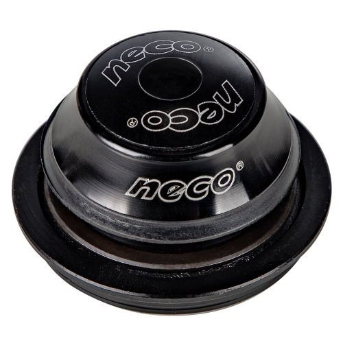 Рулевая колонка Neco H156EM, ZS44/56, 1 1/8-1 1/2", стал.чашки, картр.подшипники, черный