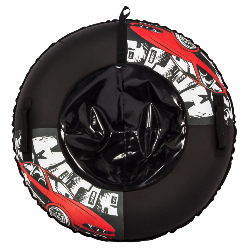 Тюбинг Snowstorm BZ-100_MOTOR, 100 см, черный с красным