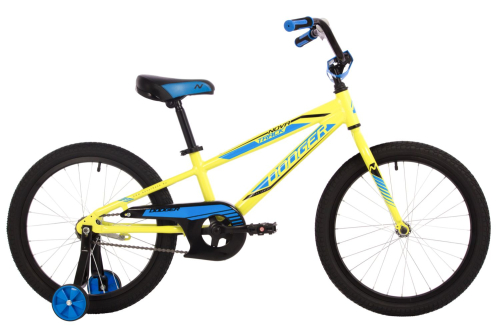 Велосипед Novatrack Dodger 20" (2024) (110-130 см), зеленый