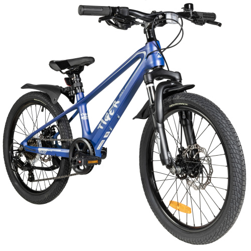 Велосипед Novatrack Tiger Pro 20" (2024), рама 10" (110-130 см), синий
