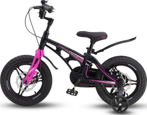 Велосипед Maxiscoo Cosmic Делюкс 14" (2024) (98-110 см), черный