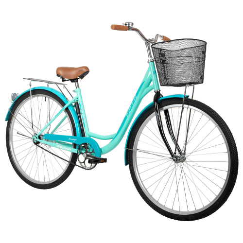 Велосипед Foxx Vintage 28" (2020) (165-175 см), зеленый
