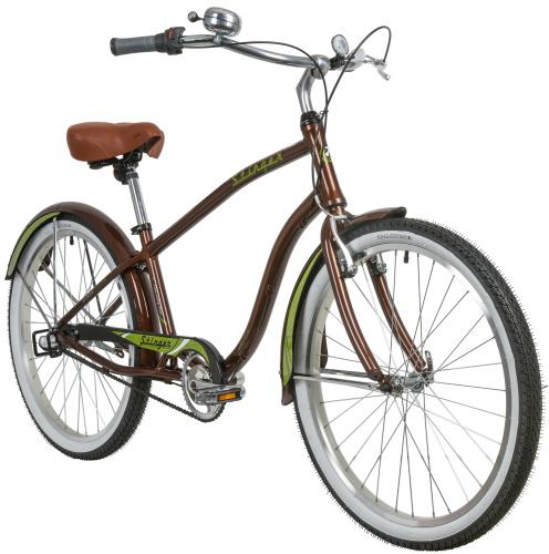 Велосипед Stinger Cruiser Nexus M 26" (2018), рама 18" (165-175 см), коричневый