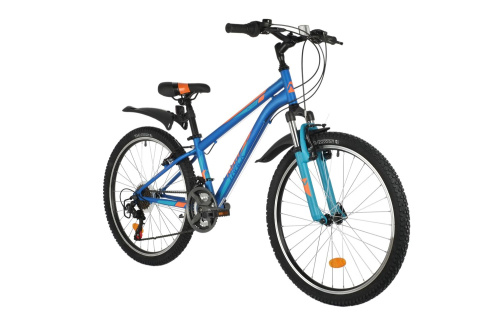 Велосипед NOVATRACK ACTION 24" (2021), рама 12" (130-155 см), синий
