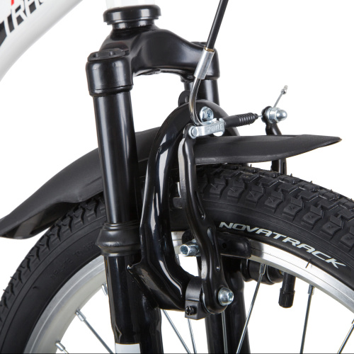 Велосипед Novatrack Dart 20" (2020) (110-130 см), белый