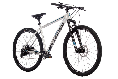 Велосипед Stinger Reload Std 29" (2024), рама 18" (165-175 см), серебристый