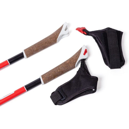 Гоночные палки Brados X-Race, 100% углеволокно, BR-Poles-X-Race, красный