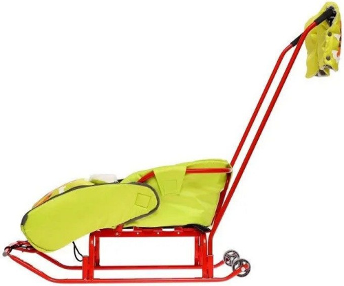 Санки детские НИКА Тимка 5 комфорт с набором аксессуаров, красный