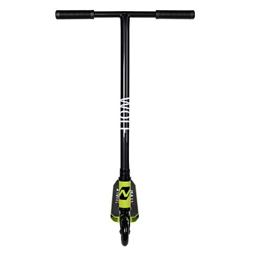 Трюковой самокат Novatrack Wolf 10 (2024), черный-зеленый