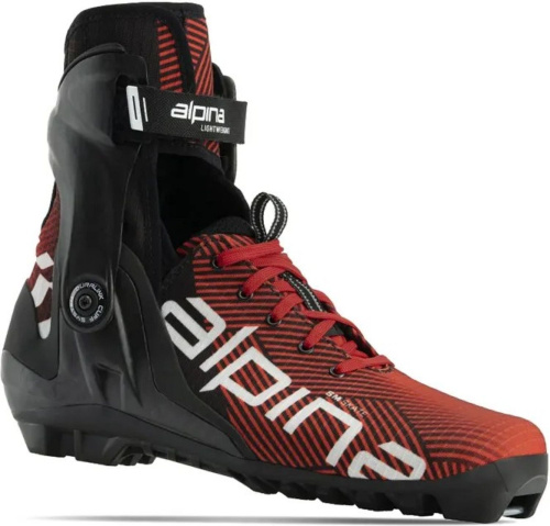 Ботинки Alpina для лыжероллеров для конькового хода Pro Skate SMV, 5349-1, красный