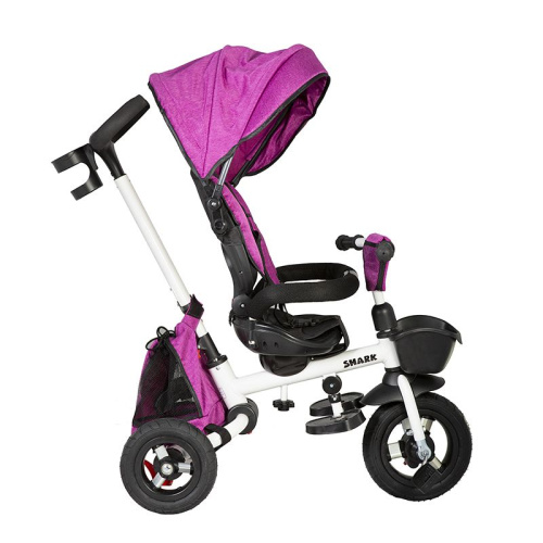 Велосипед Maxiscoo 3-х колесный "Shark" (2021) (92-98 см), розовый