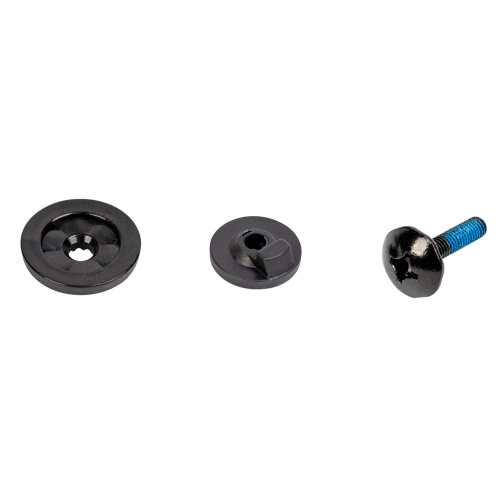 Запчасть креплений для сноуборда Reverse Ankle Strap Connection High Back Screw Complete Set, черный