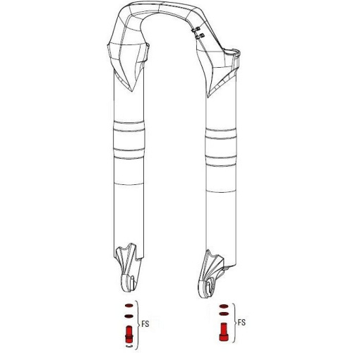 Полный ремкомплект RockShox для вилок Sektor Silver A1
