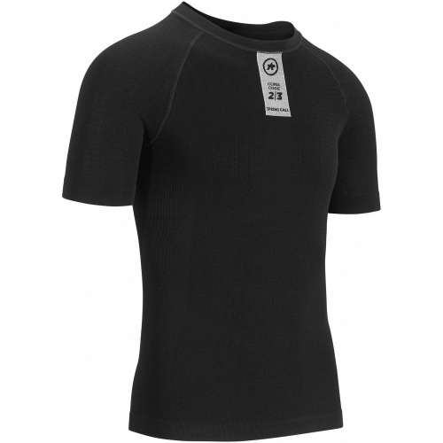 Термомайка с коротким рукавом Assos Skinfoil Spring Fall SS Base Layer, черный