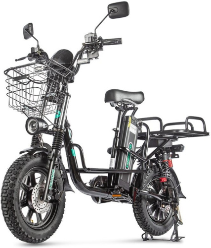 Электровелосипед Gelbert Khan Monster 2, черный