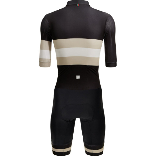 Велокомбинезон для групповых гонок Santini Viper Bengal Road Speedsiut, черный