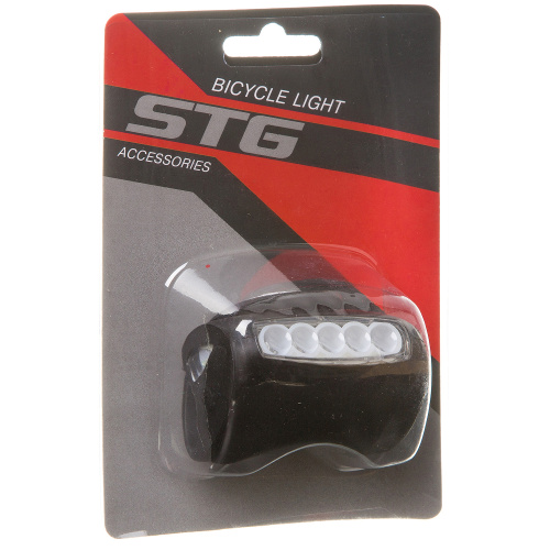 Фонарь передний велосипедный силиконовый STG BC-RL8010, черный