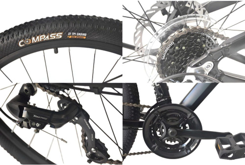 Велосипед Orlan Wing Shift 3.0 29" (2024), рама 20" (175-185 см), черный