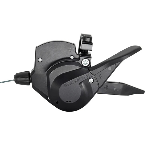 Шифтер Shimano Cues SL-U4000-9 Rapidfire Plus, 9 скоростей, правый, трос 2050мм, черный, 00-180870