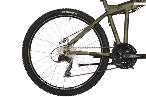 Велосипед FOXX ZING H2 26" (2021), рама 18" (165-175 см), зеленый