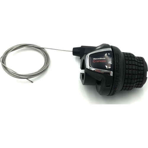 Шифтер Shimano Tourney RS35 Revoshift, правый, 6 скоростей, ASLRS35R6AP, 2-8129, черный